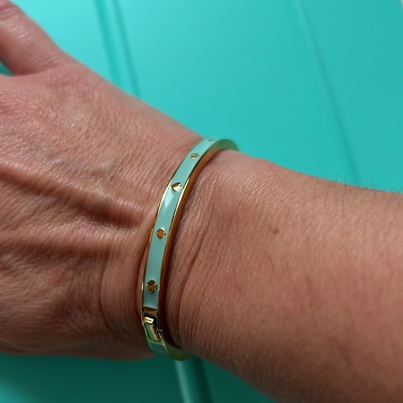 Kate spade enamel hinge bracelet in Mint - Picture 4 of 6